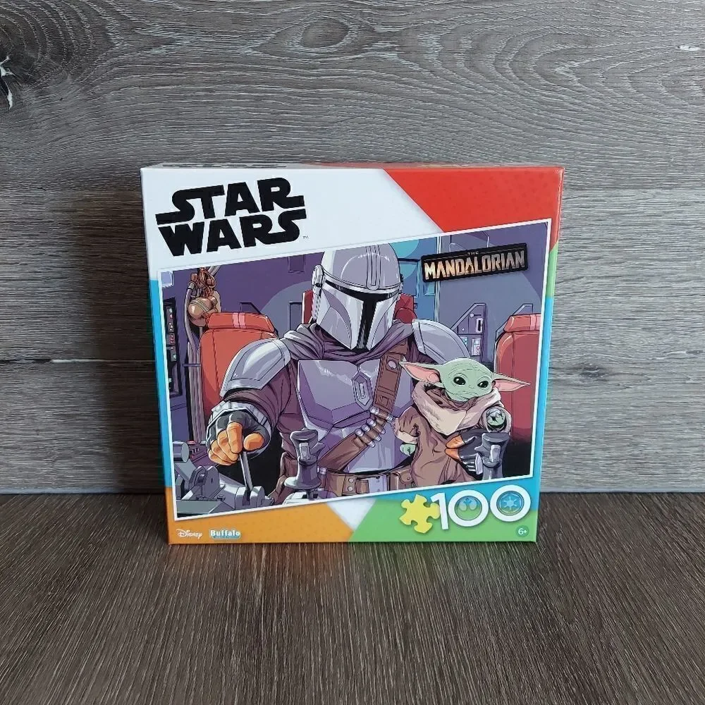 Disney Star Wars The Mandalorian and The Child 100 Pieces Jigsaw Puzzle